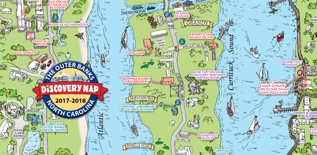 Outer Banks Ferry System Map