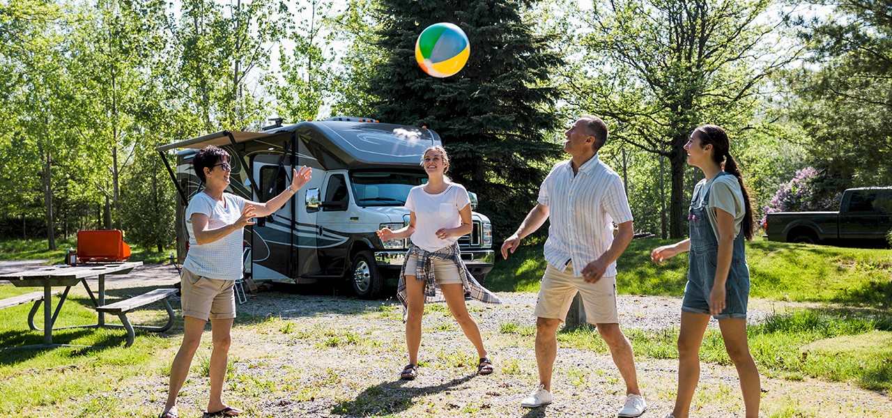 outdoor recreation with RV