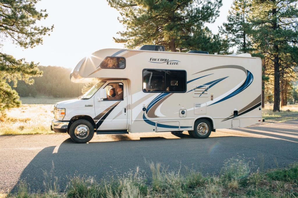 RV on the road