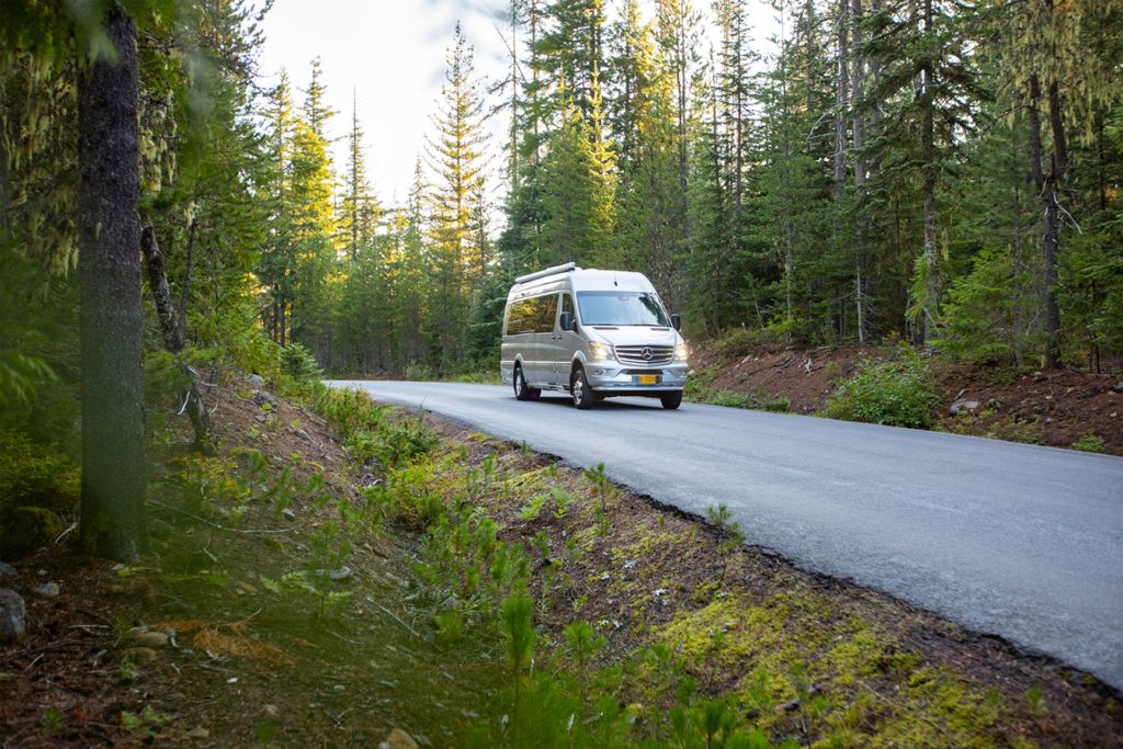 RV on road