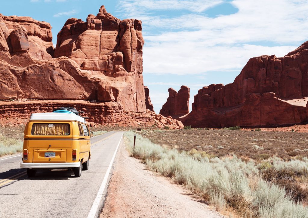 Campervan in Utah