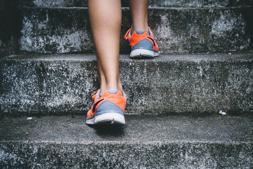 Running stairs
